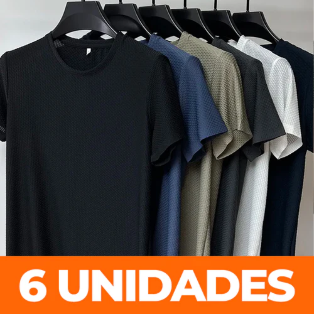 Camisas de Algodão Premium Respiráveis - (COMPRE 3 LEVE 6)
