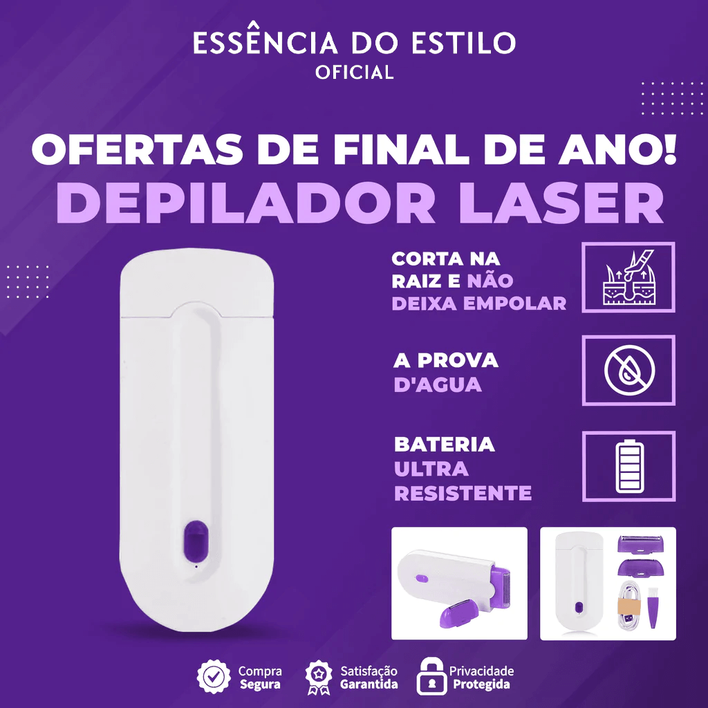 Depilador Efeito Laser Flex® | Oferta Válida Apenas Hoje