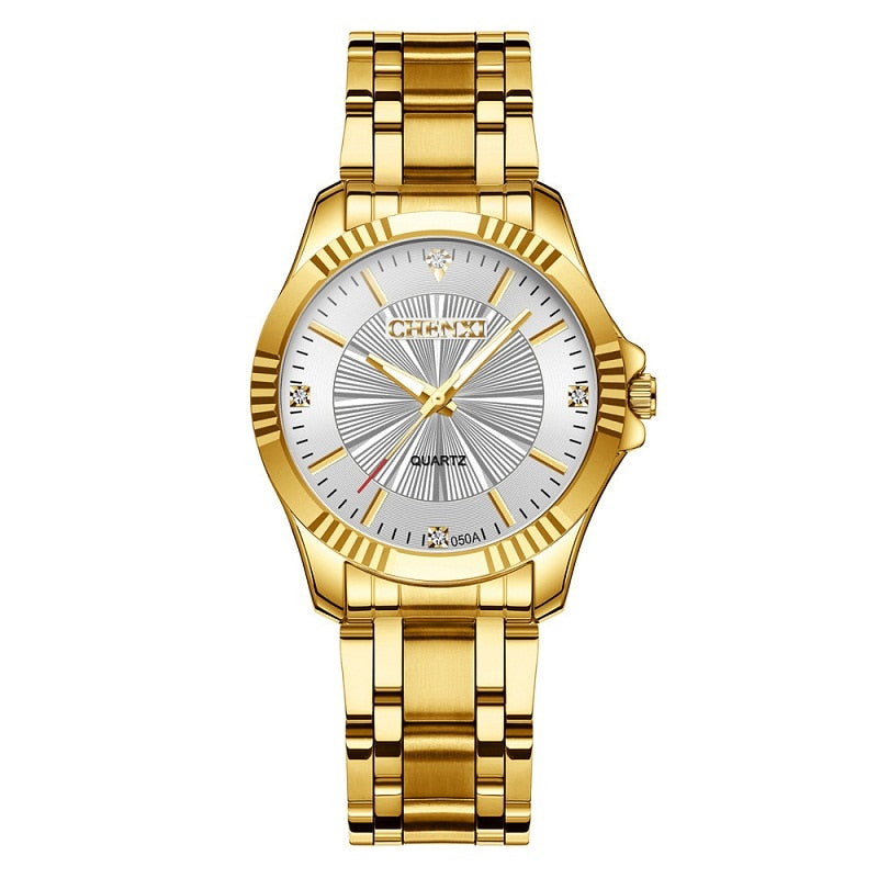 Relógio Feminino Luxuoso de Ouro
