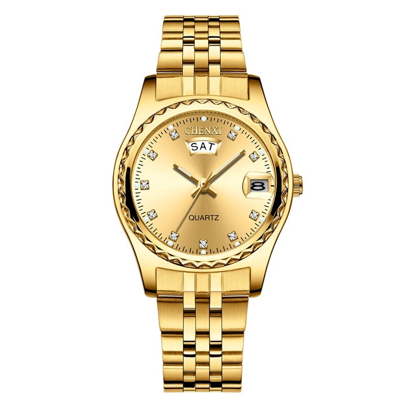 Relógio Feminino High End em Aço Inox